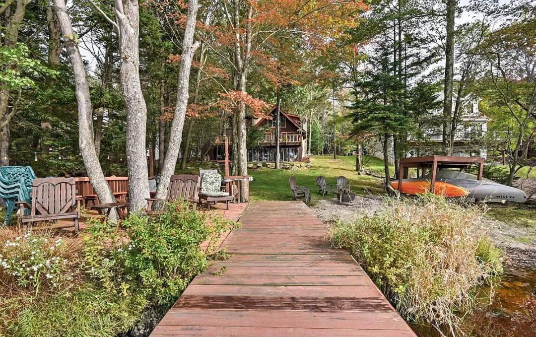 Lakefront Cabin Pvt Beach And Dock - Sunset Marina Arrowhead Lake Dış mekan fotoğraf